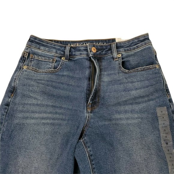 American Eagle High Rise Mom Jean 6 X-Long NWT - Picture 4 of 12